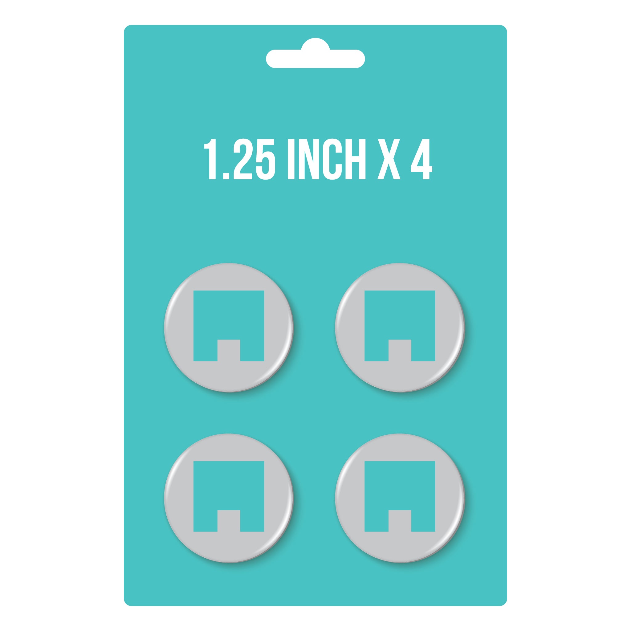 1.25" x 4 Button Pack