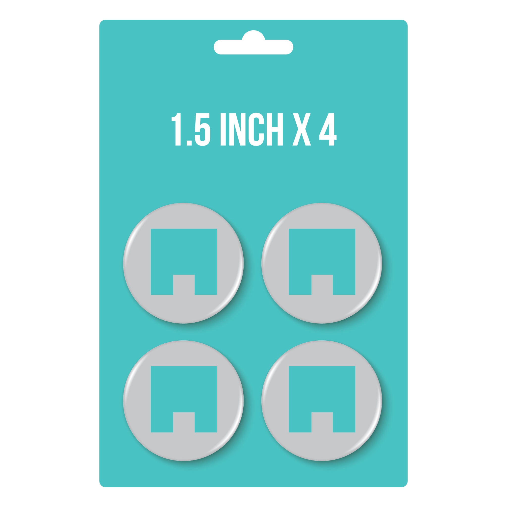 1.5" x 4 Button Pack