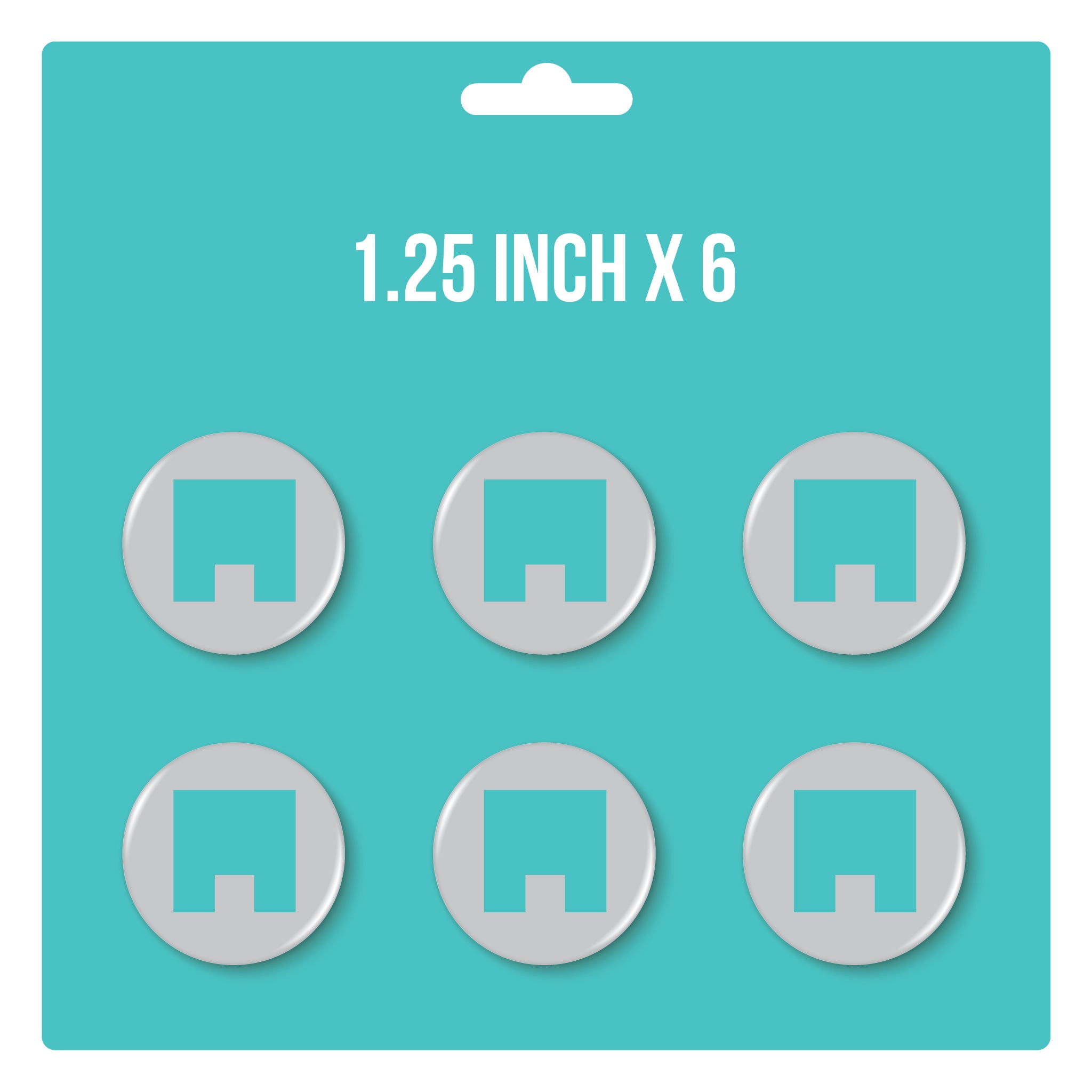 1.25" x 6 Button Pack
