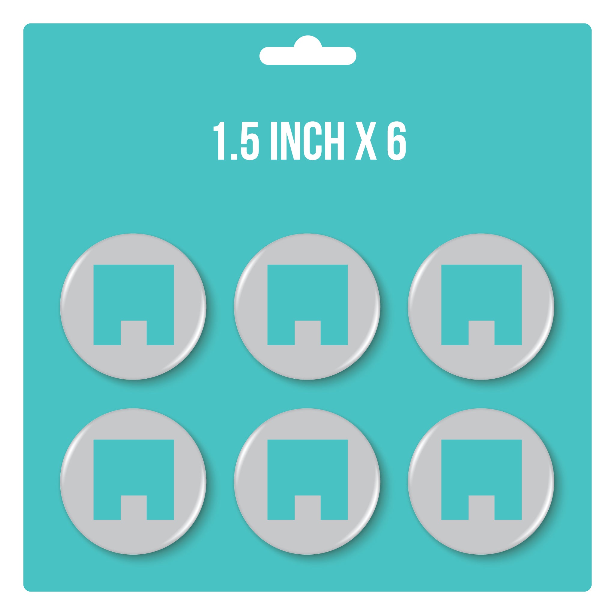 1.5" x 6 Button Pack