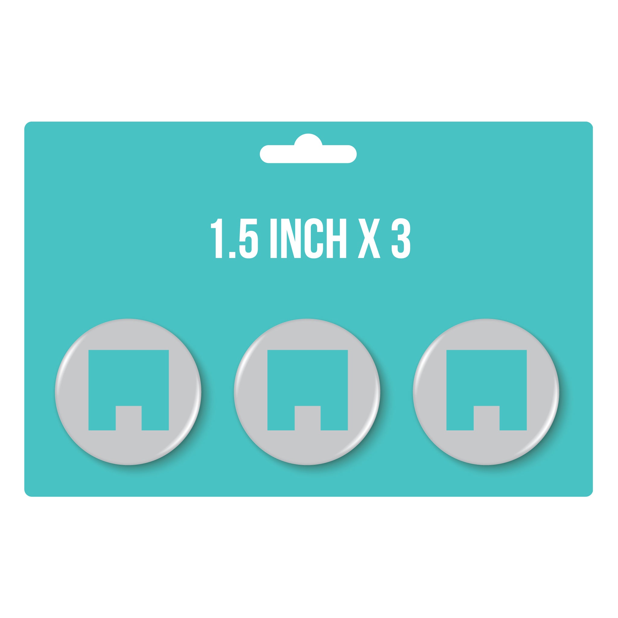 1.5" x 3 Button Pack